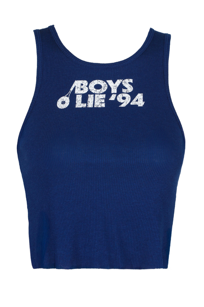 Boys Lie '94 Beegee Tank  - Navy Blue