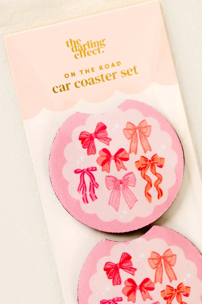 Car Coaster - Blushing Bows