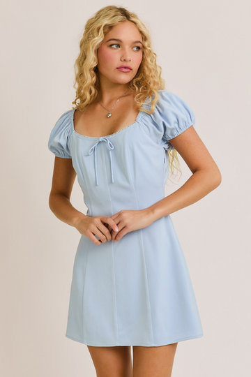Picture This Dress - Light Blue