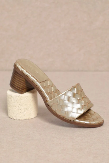 Riley Heel - Gold