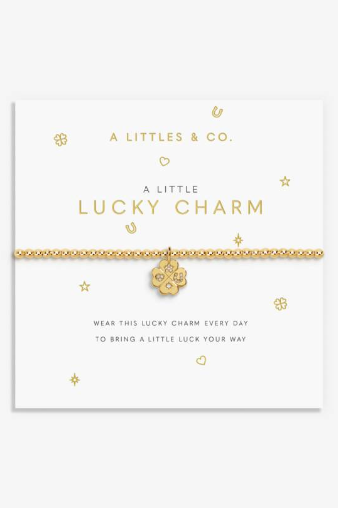 A Little 'Lucky Charm' Bracelet- Gold