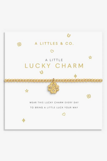 A Little 'Lucky Charm' Bracelet- Gold