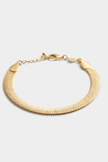 KL Ciana Large Snake Chain Bracelet - Gold