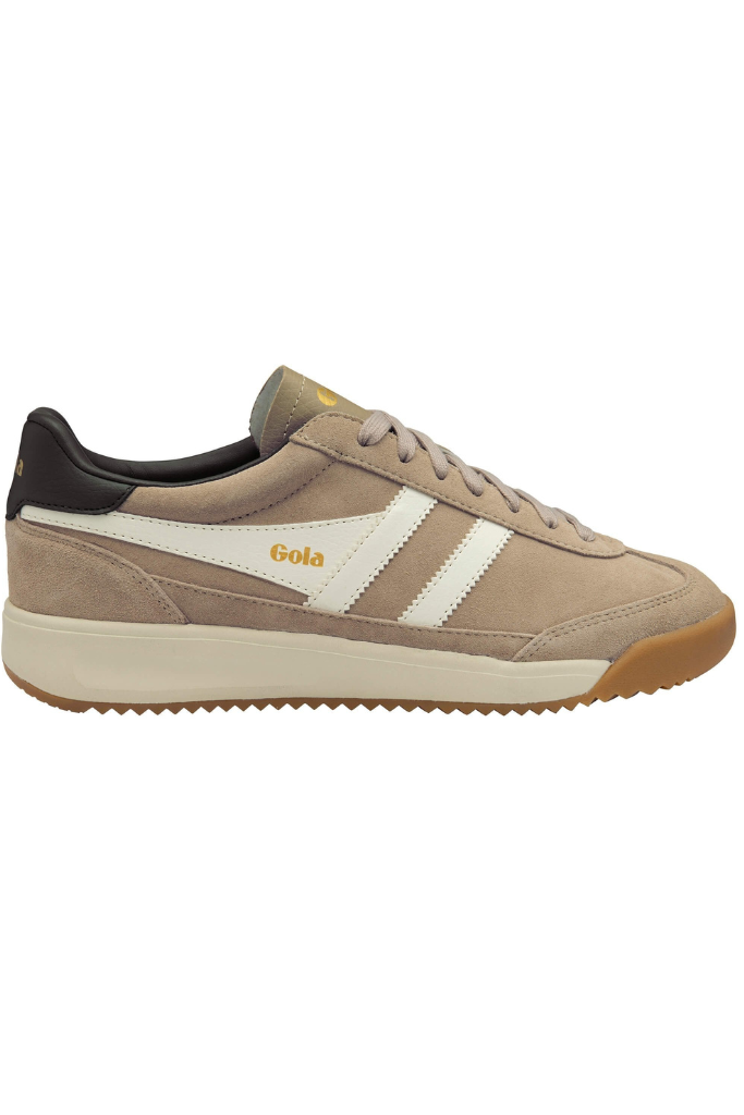 Gola Tornado '88 Sneaker - Bone/ Off White/ Dark Brown