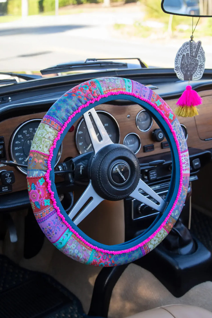 Steering Wheel Cover - Patchwork