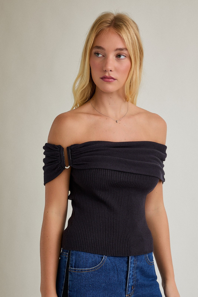 First Lesson Top - Black