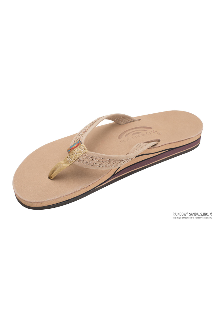 Rainbow The Willow Braided 3/4" Strap Sandal  - Sierra Brown