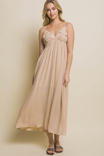 Secret Truth Maxi Dress - Khaki