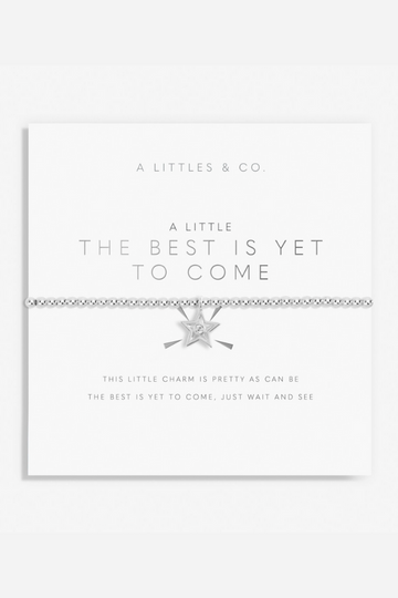 A Little &#039;The Best Is Yet To Come&#039; Bracelet- SIlver