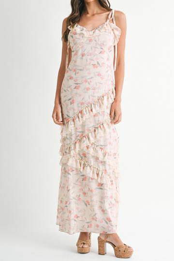 Sweet Secret Midi Dress - Light Pink