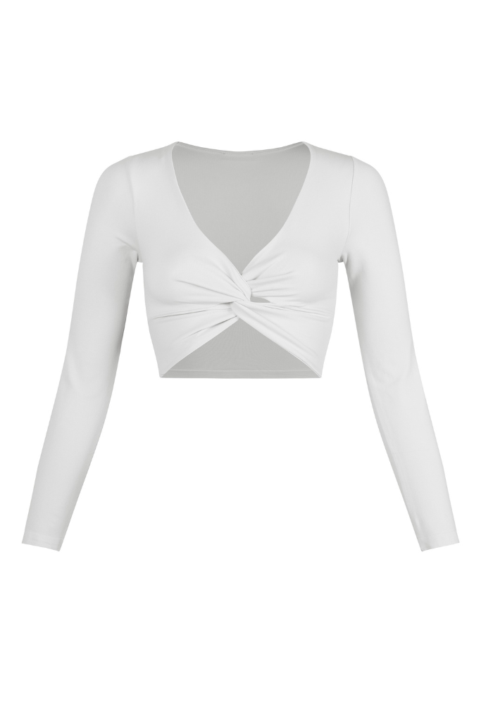 No Panic Twist Crop Top -