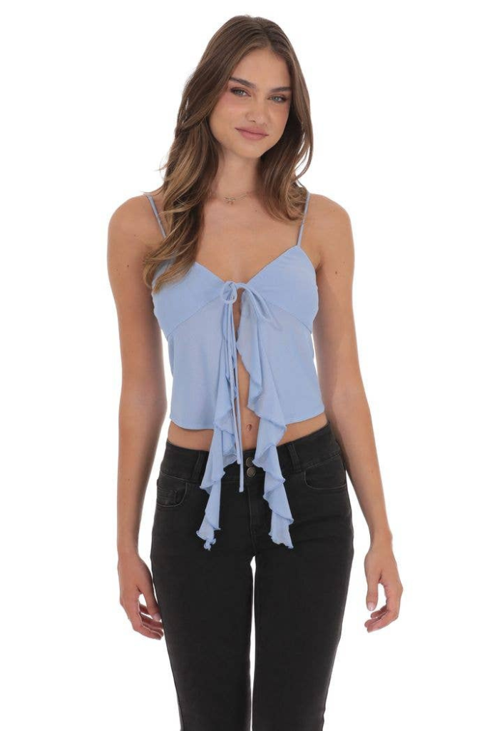 Lucy In The Sky Trisha Top - Blue
