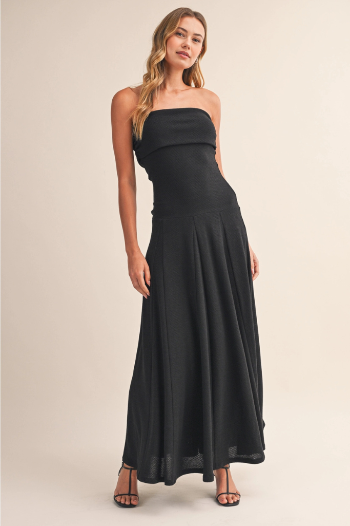 Tessie Tube Maxi Dress - Black