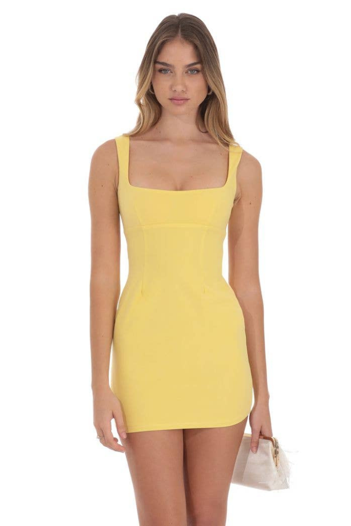 Lucy In The Sky One Wish Dress - Yellow