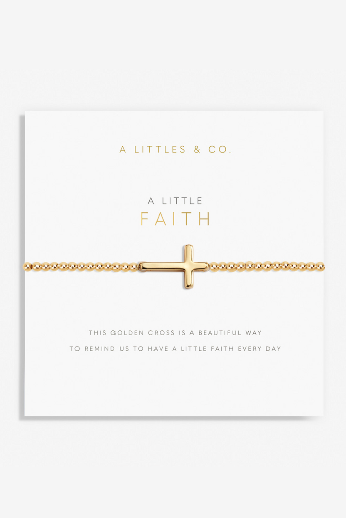 A Little &#039;Faith&#039; Bracelet- Gold