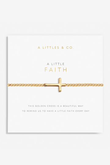 A Little &#039;Faith&#039; Bracelet- Gold