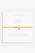 A Little 'Faith' Bracelet- Gold