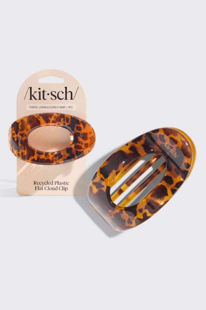 KITSCH Recycled Plastic Large Flat Cloud Clip - Tort