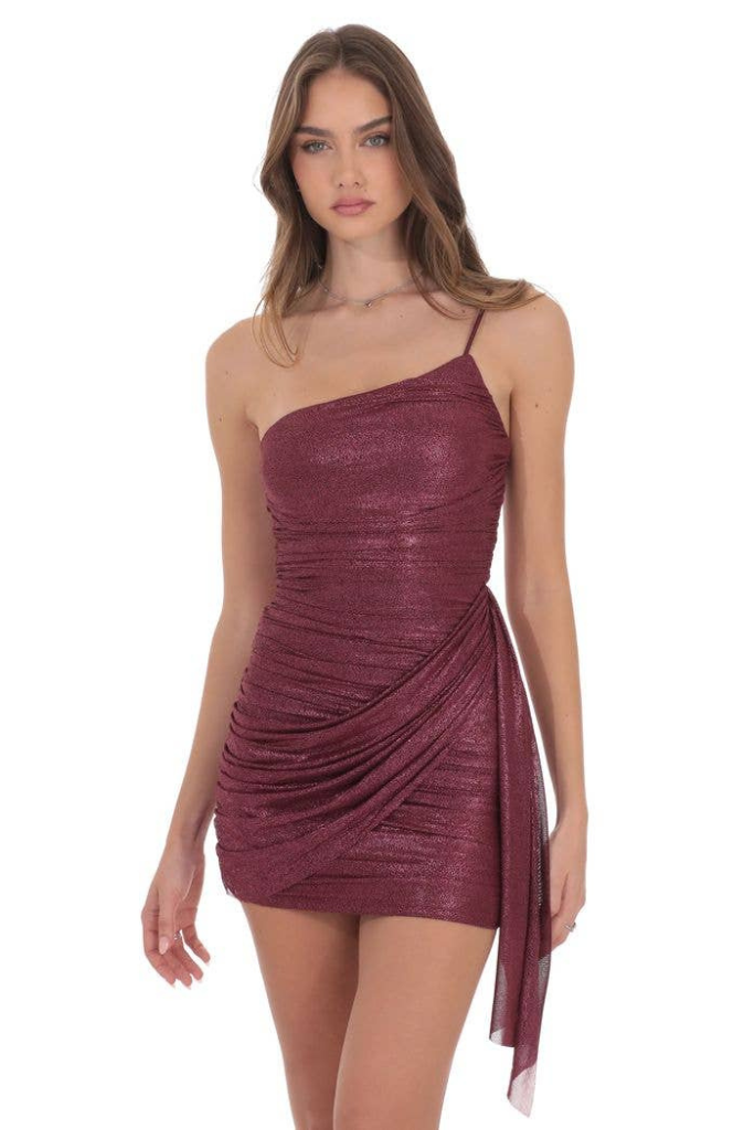 Lucy In The Sky Jaycee Dress - Burgundy