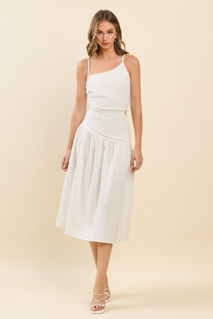 Extra Sweet Midi Dress - White