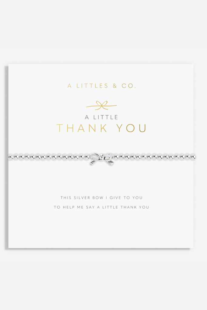 A Little &#039;Thank You&#039; Bracelet- Silver