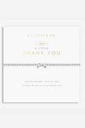 A Little 'Thank You' Bracelet- Silver