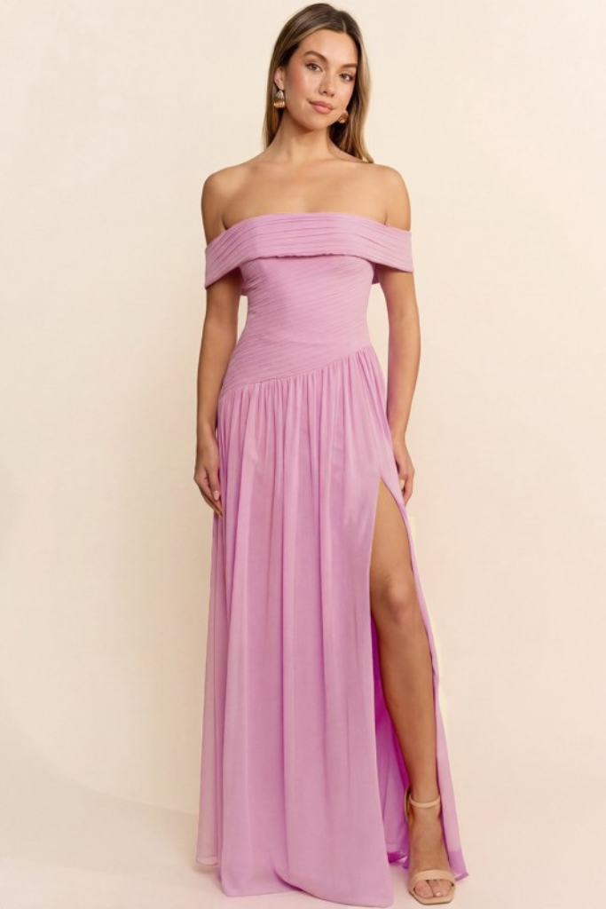 Sweet Harmony Maxi Dress- Pink