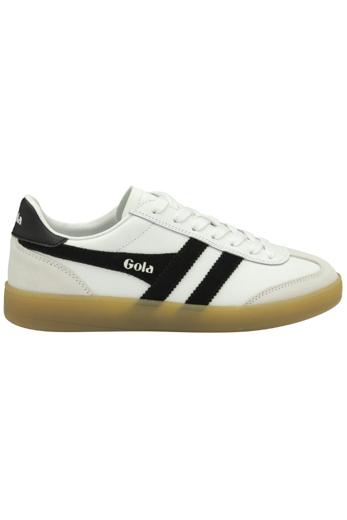 Gola Viper Leather Sneakers - Black/White/Gum