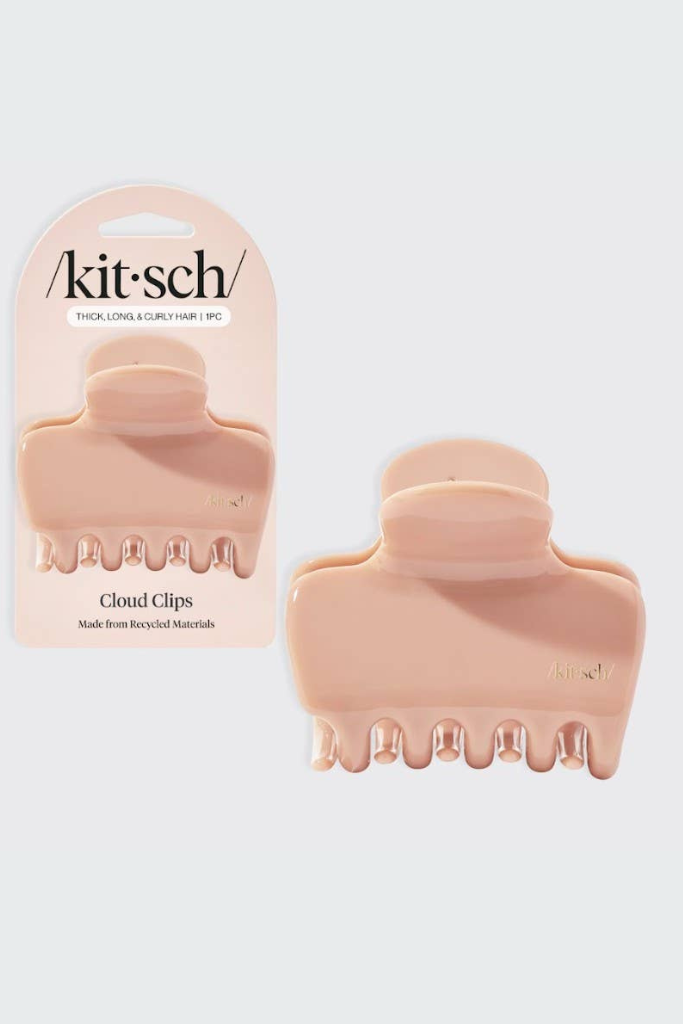 Recycled Plastic Puffy Cloud Clip - Rosewood