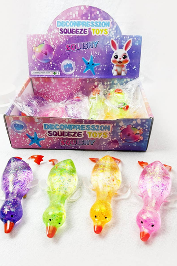 Glitter Duck Squishy - Assorted