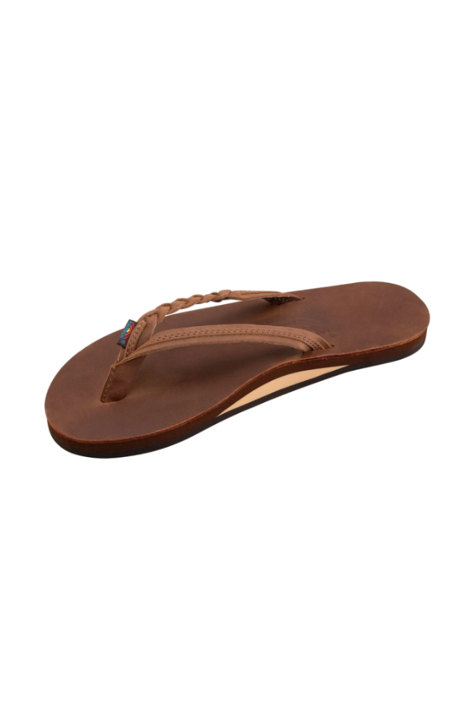 Rainbow Flirty Braidy Sandal - Redwood