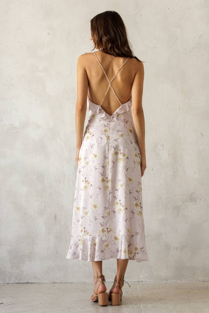 Dorsey Midi Dress- Lilac