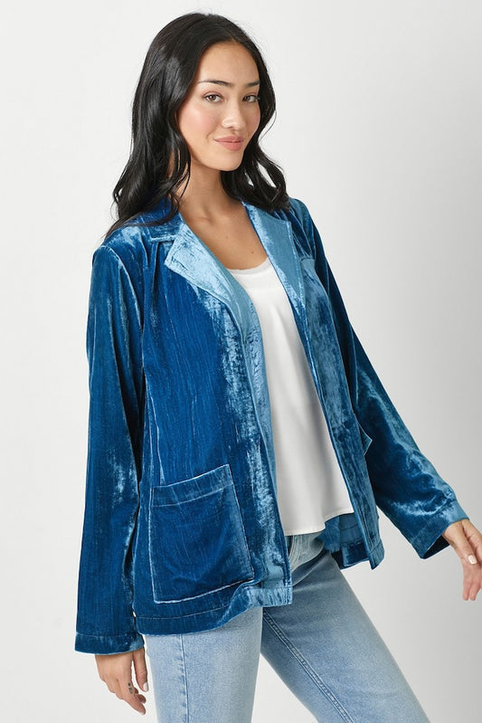 Night On The Town Blazer- Blue