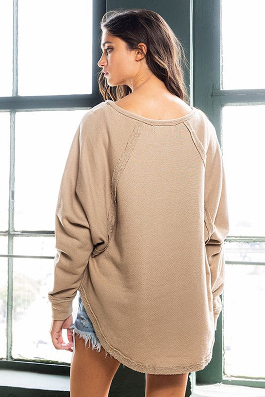 Making Motion Sweatshirt- Taupe