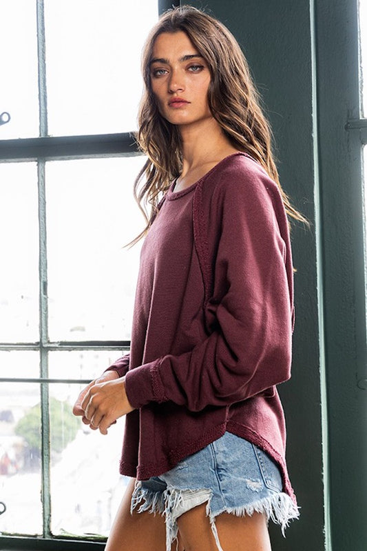 Making Motion Sweatshirt- Burgundy