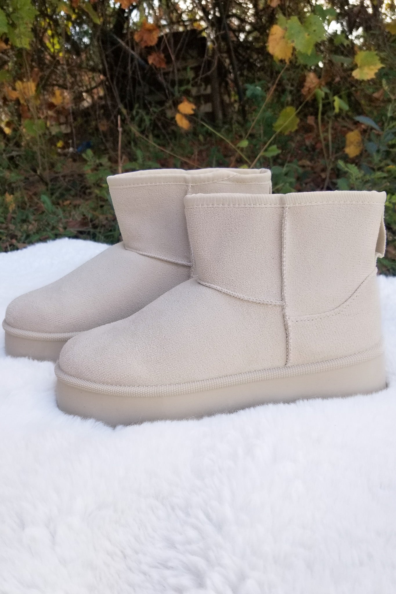 Cloud Nine Platform Booties - Off White