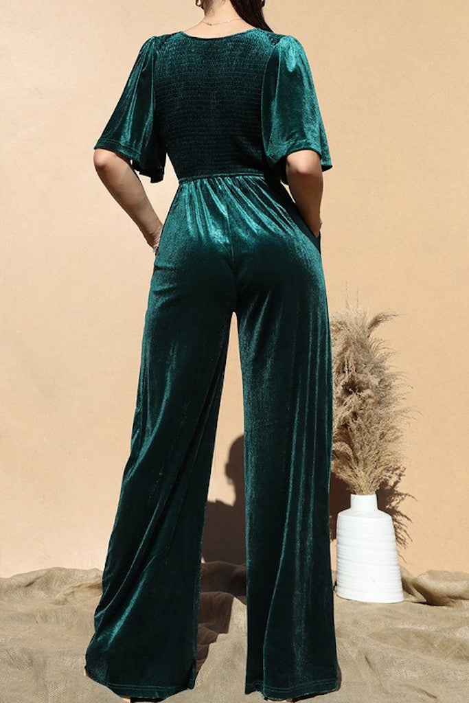 Real You Jumpsuit- Dark Green