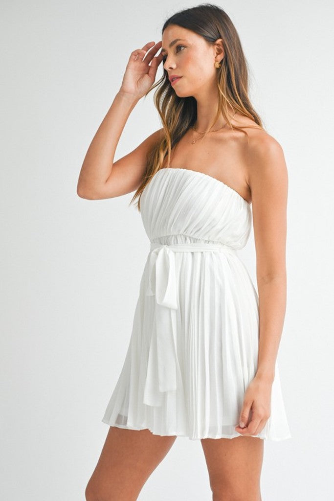 Anica Mini Dress- Off White