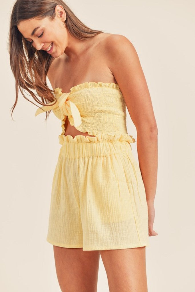 Odette Shorts- Yellow