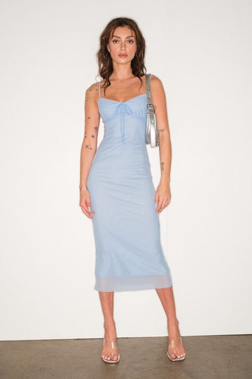 Josephine Midi Dress- Light Blue