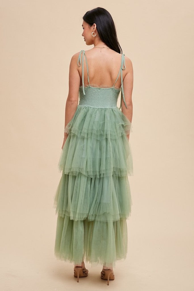 Sloane Maxi Dress- Green