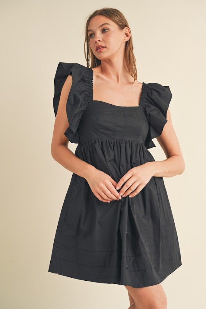 Floating Away Dress- Black