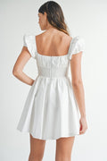 Minta Mini Dress- Off White