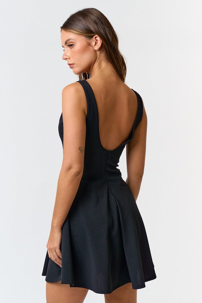 Pennie Mini Dress- Black