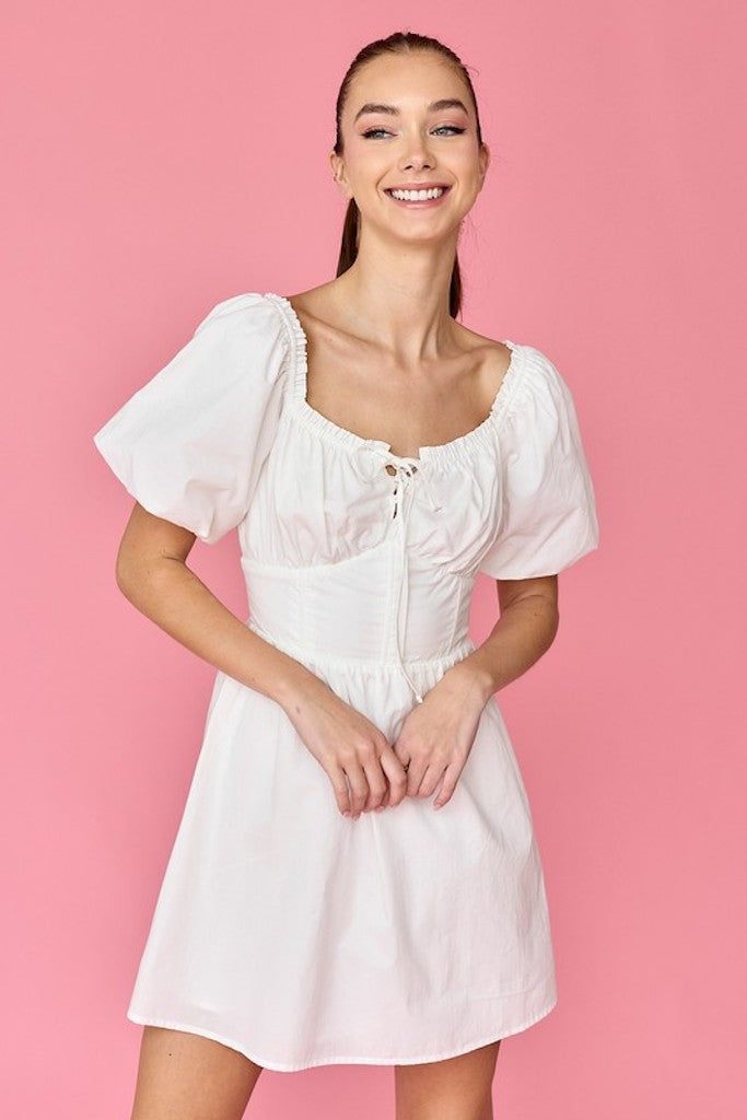 Aelin Dress- White