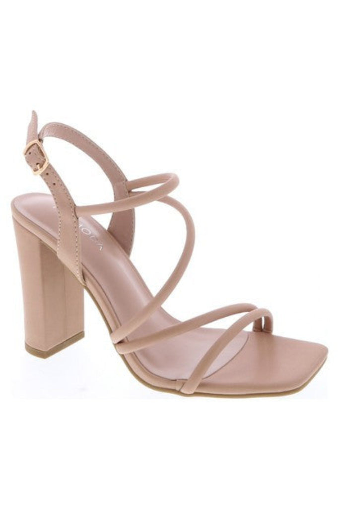 The Celeste Block Heel - Camel