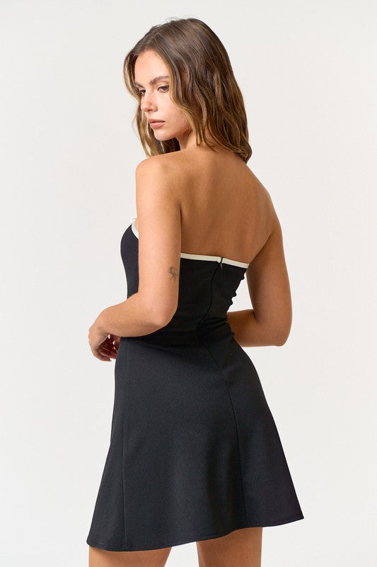 Valarie Mini Dress - Black