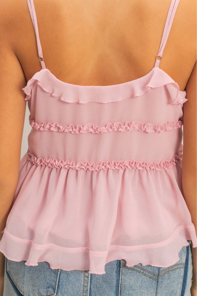 Strike It Top- Pink