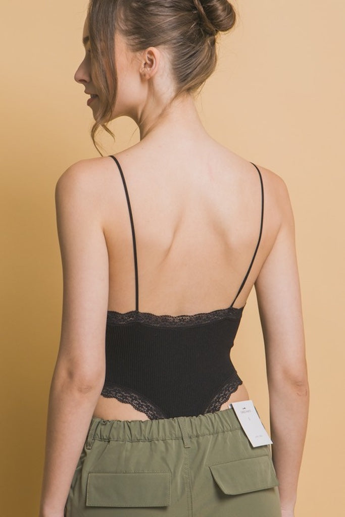 Darling Babe Bodysuit- Black