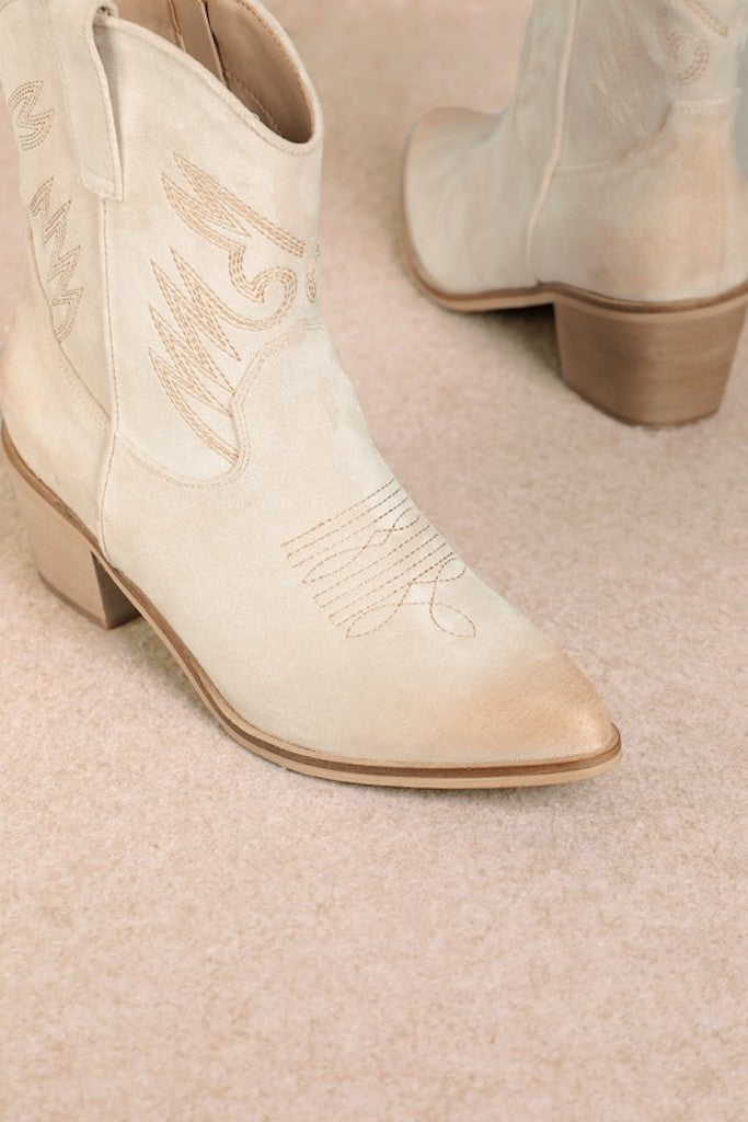 Casey Booties- Beige
